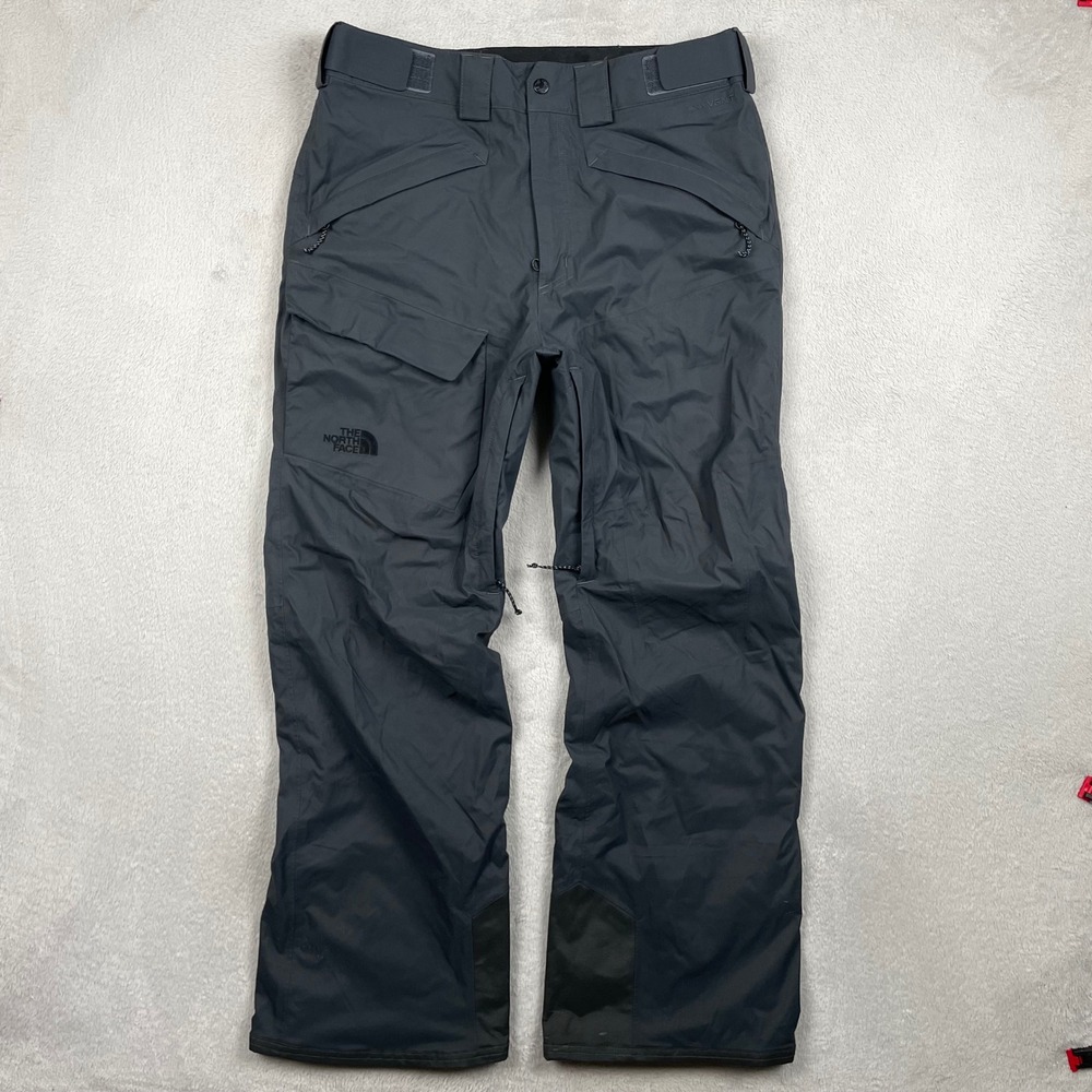 The North Face Freedom Snow Pants Mens Medium Gray Ski Snowboard DryVent